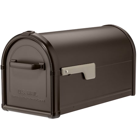 Architectural Mailboxes Mailbox, Rubbed Bronze, Post Mount, Large 5593RZ-CG